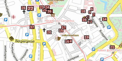 Grazer Rathaus Stadtplan